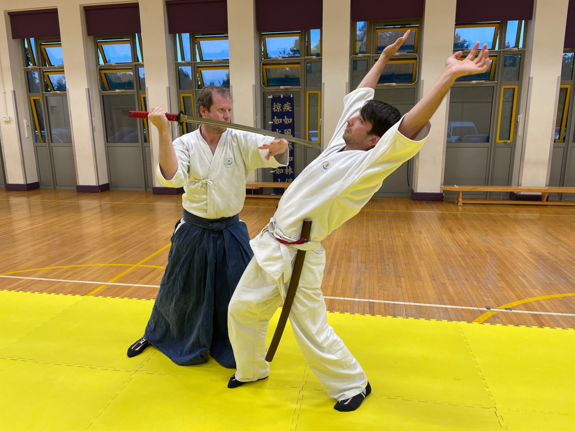 Shinken Dori (Sword Evasion Technique) - Nicolas & Sergiu, Basingstoke 2022